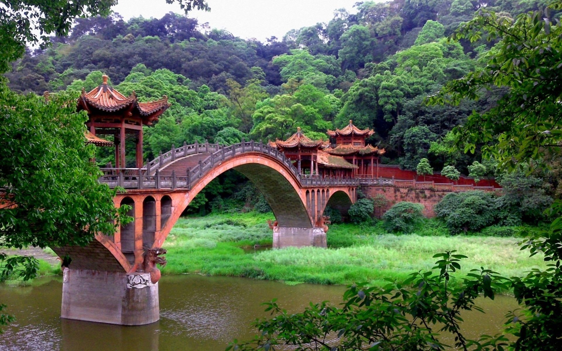 Восточная азия китай. Мост Лэшань, Сычуань. Мост Шеньян. Мост кымчхонгё. Национальный парк Чжанцзяцзе Китай.