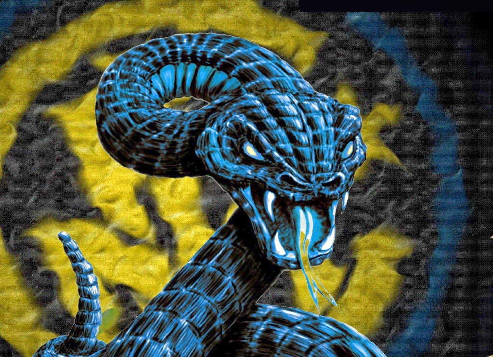 I m snake. Королевская Кобра Нагайна. Наг Нагайна Королевская Кобра. Синяя змея. Змея арт.