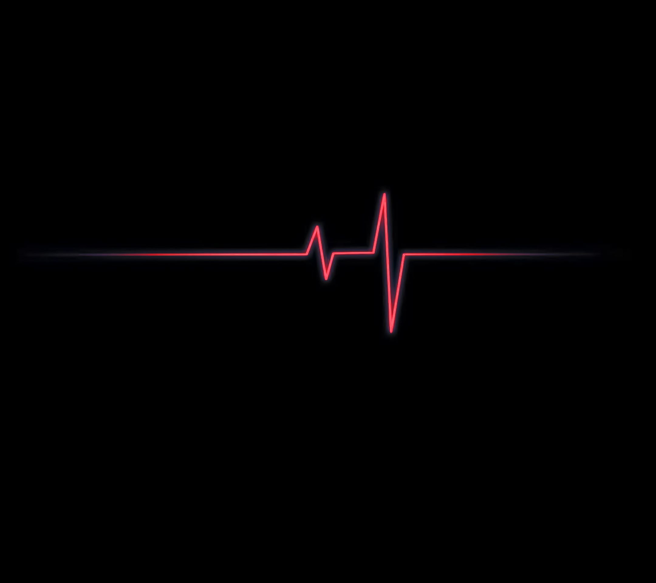 Сердцебиение остановилось. Пульс. Пульс на черном фоне. Линия пульса. Ритм сердца на черном фоне.