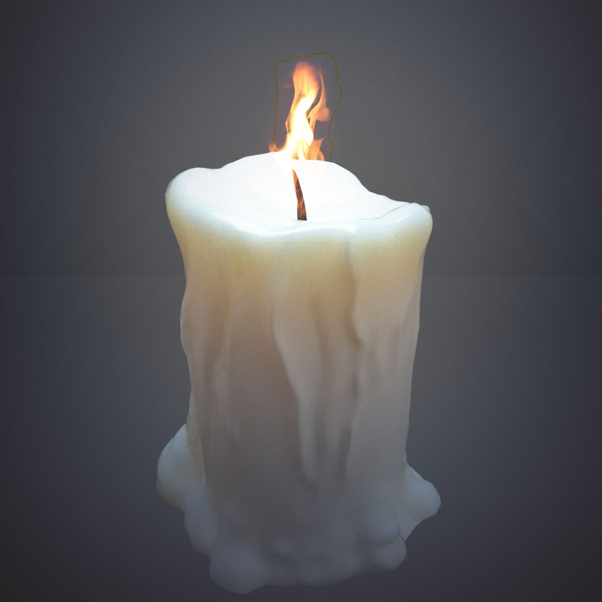 Оплывшая свеча