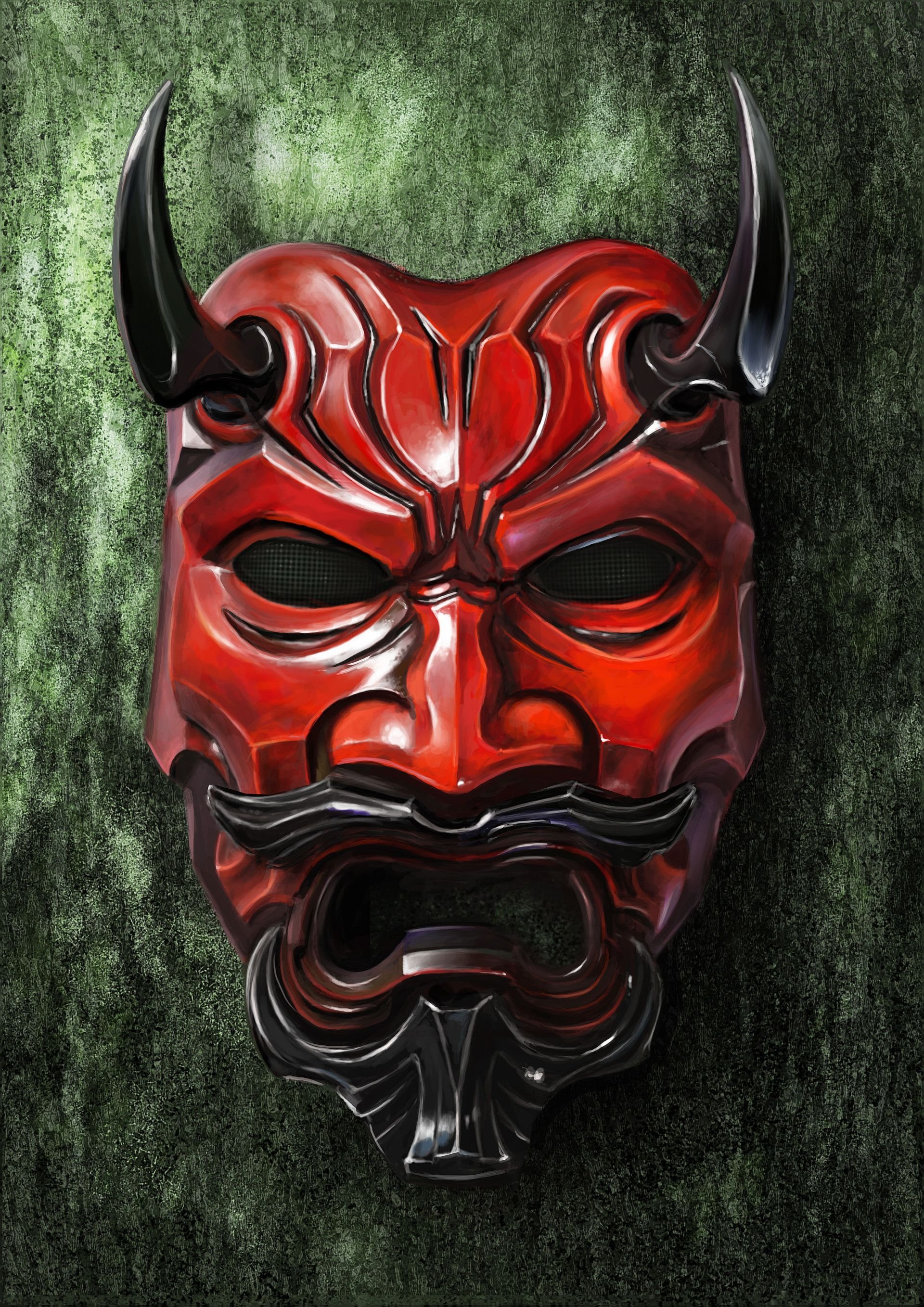Японская маска они. Японская маска Hannya самурая. Oni демон Самурай маска. Самурай в маске Oni. Маски самураев Мэмпо демон.