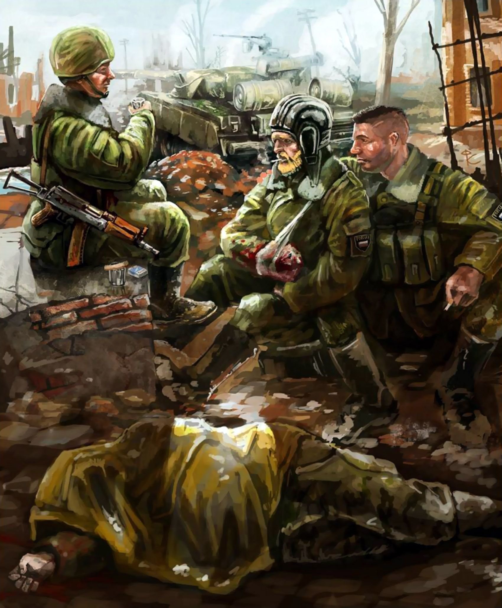 Чеченская война арт - 73 фото