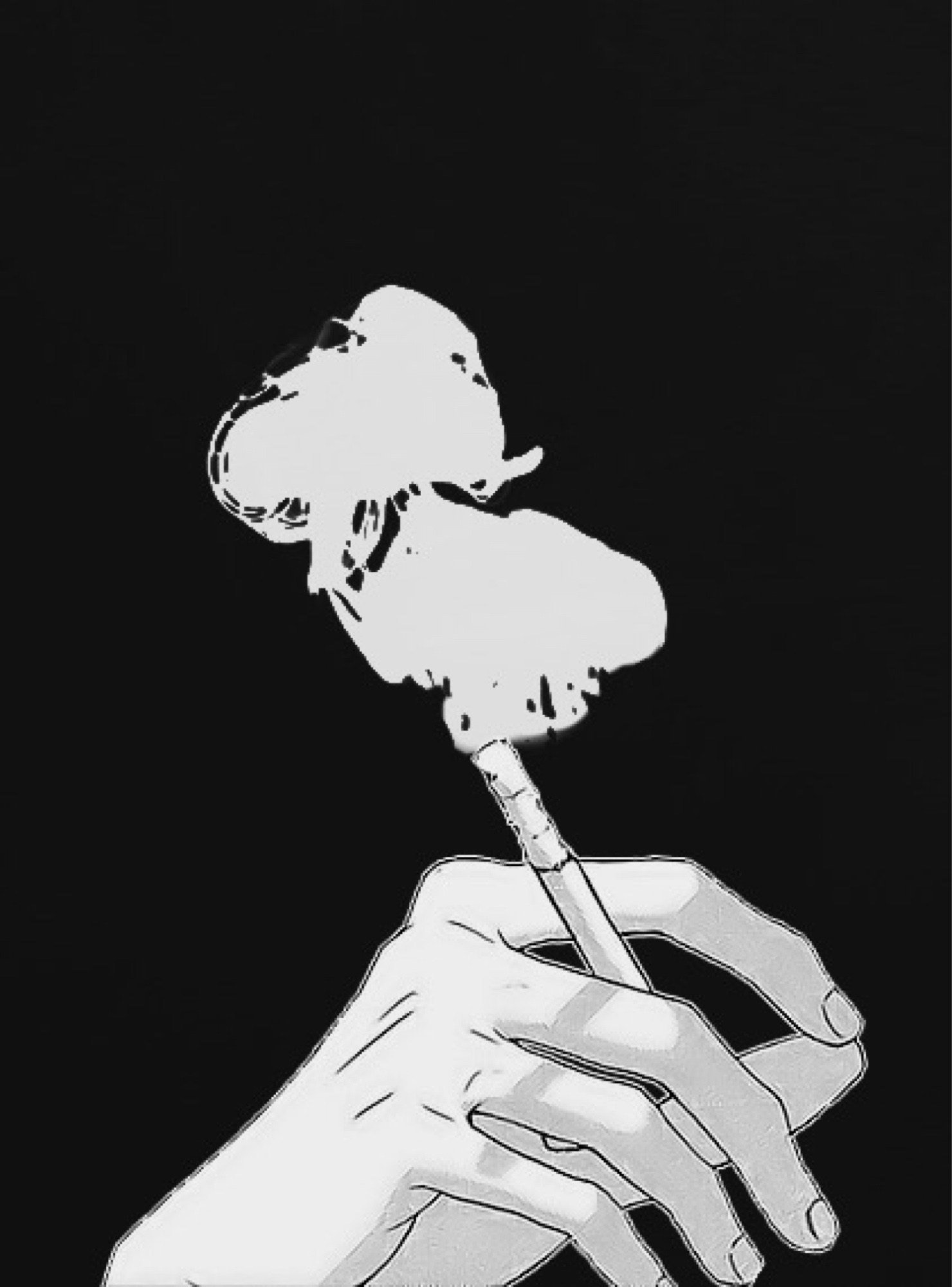 Рука с сигаретой арт - 58 фото