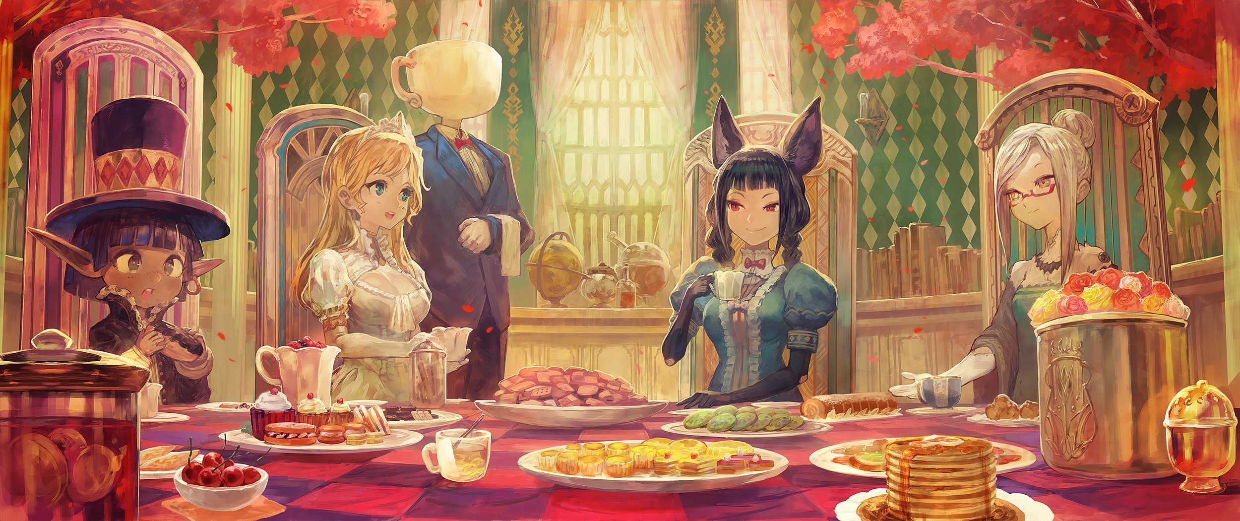 Алиса чаепитие аниме