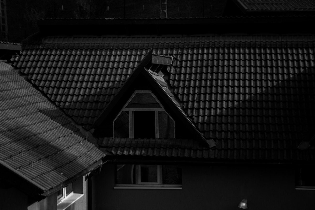 Крыша фон тёмная