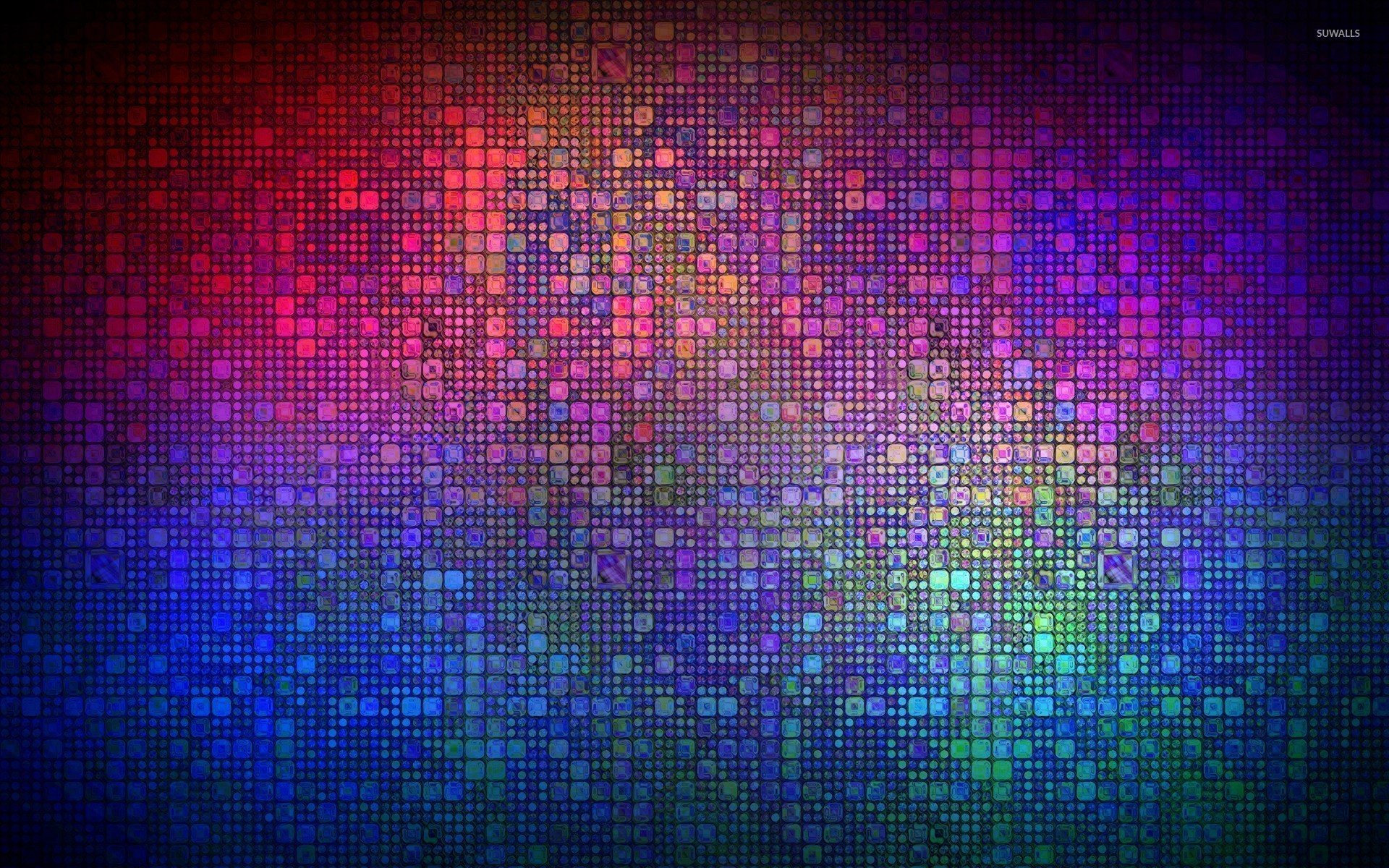 Фиолетовый пиксельный фон