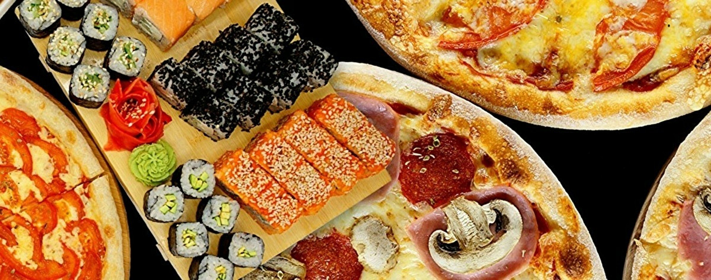 ассортимент пицца суши вок фото 90