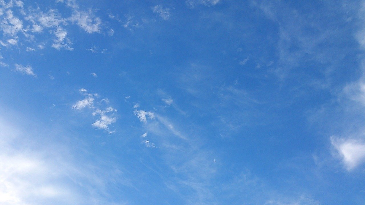 Голубое небо без облаков