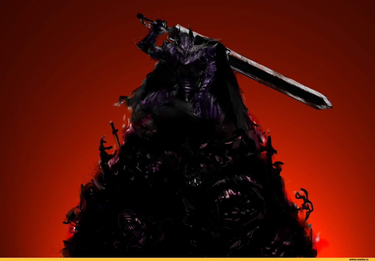 Берсерк Гатс демон ярость