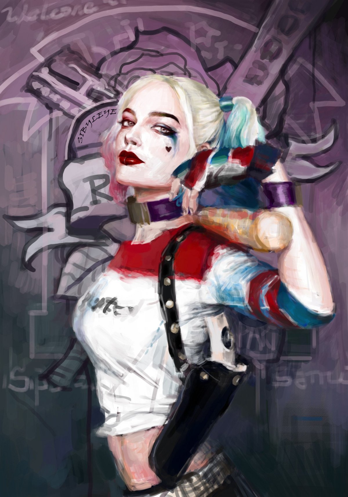 Харли Квинн отряд самоубийц арт