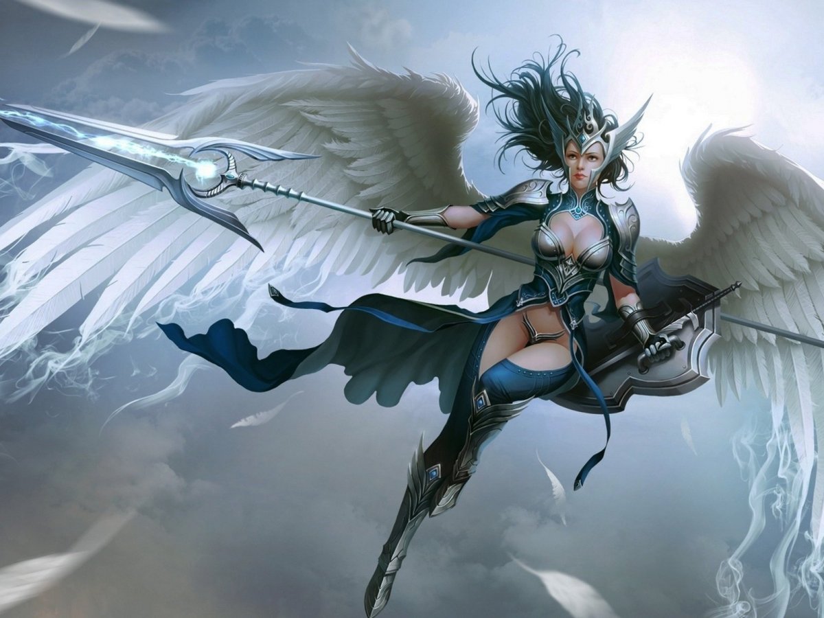 Аниме воительница Валькирия