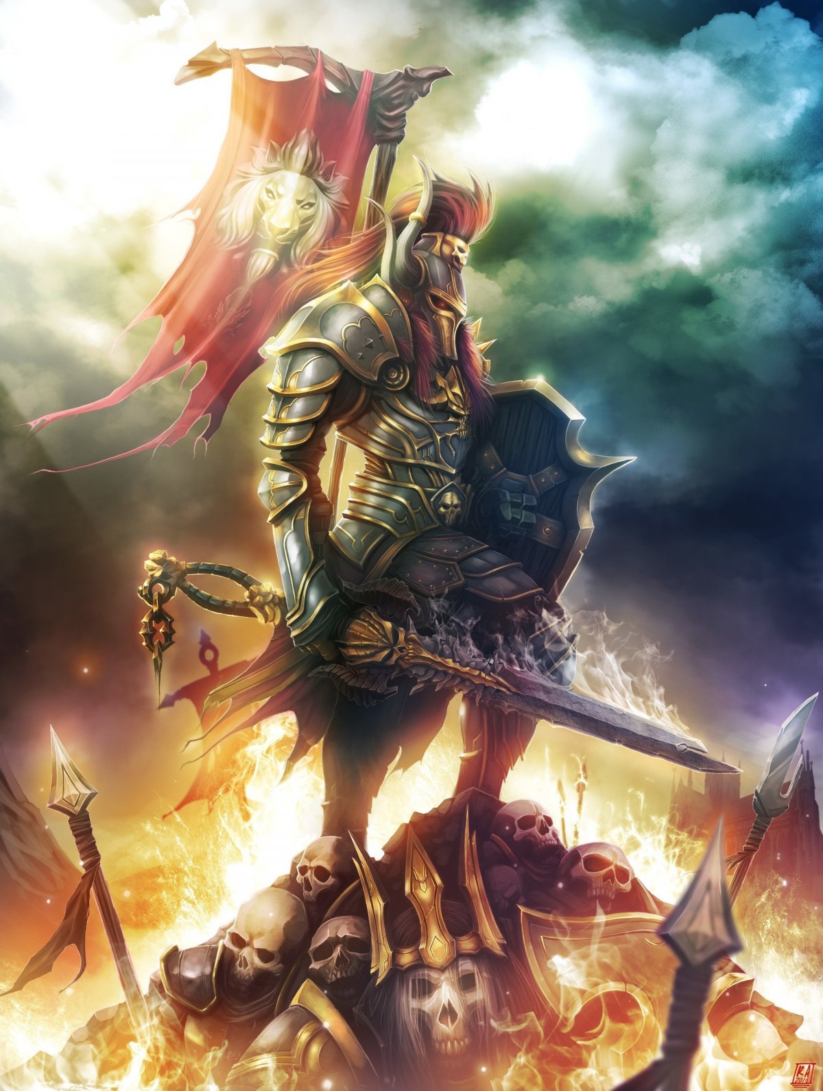 Фэнтези воин