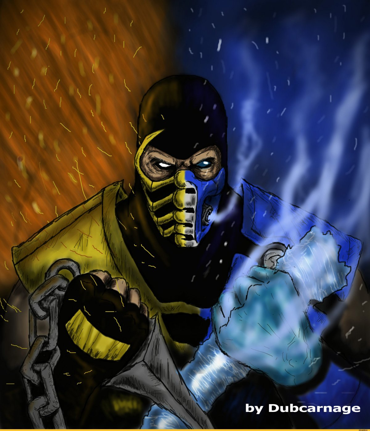 Саб Зиро и Скорпион