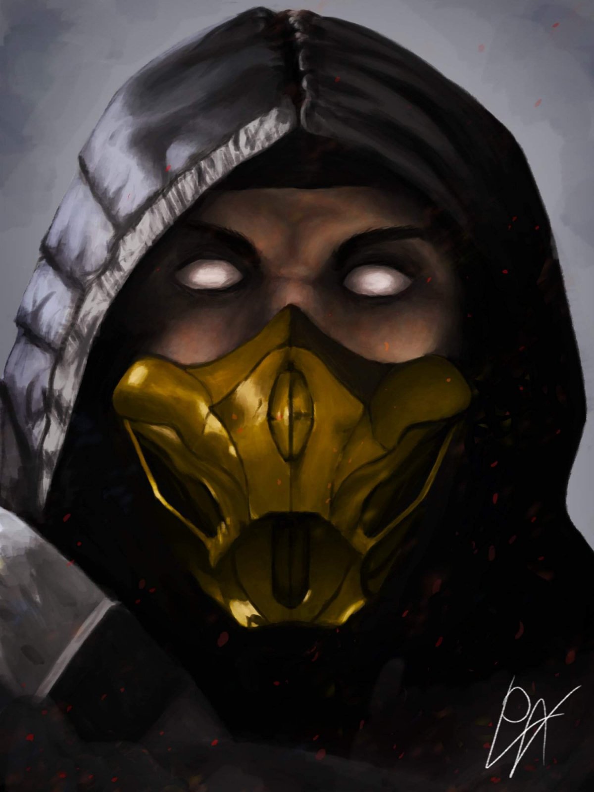 Скорпион мортал комбат Art