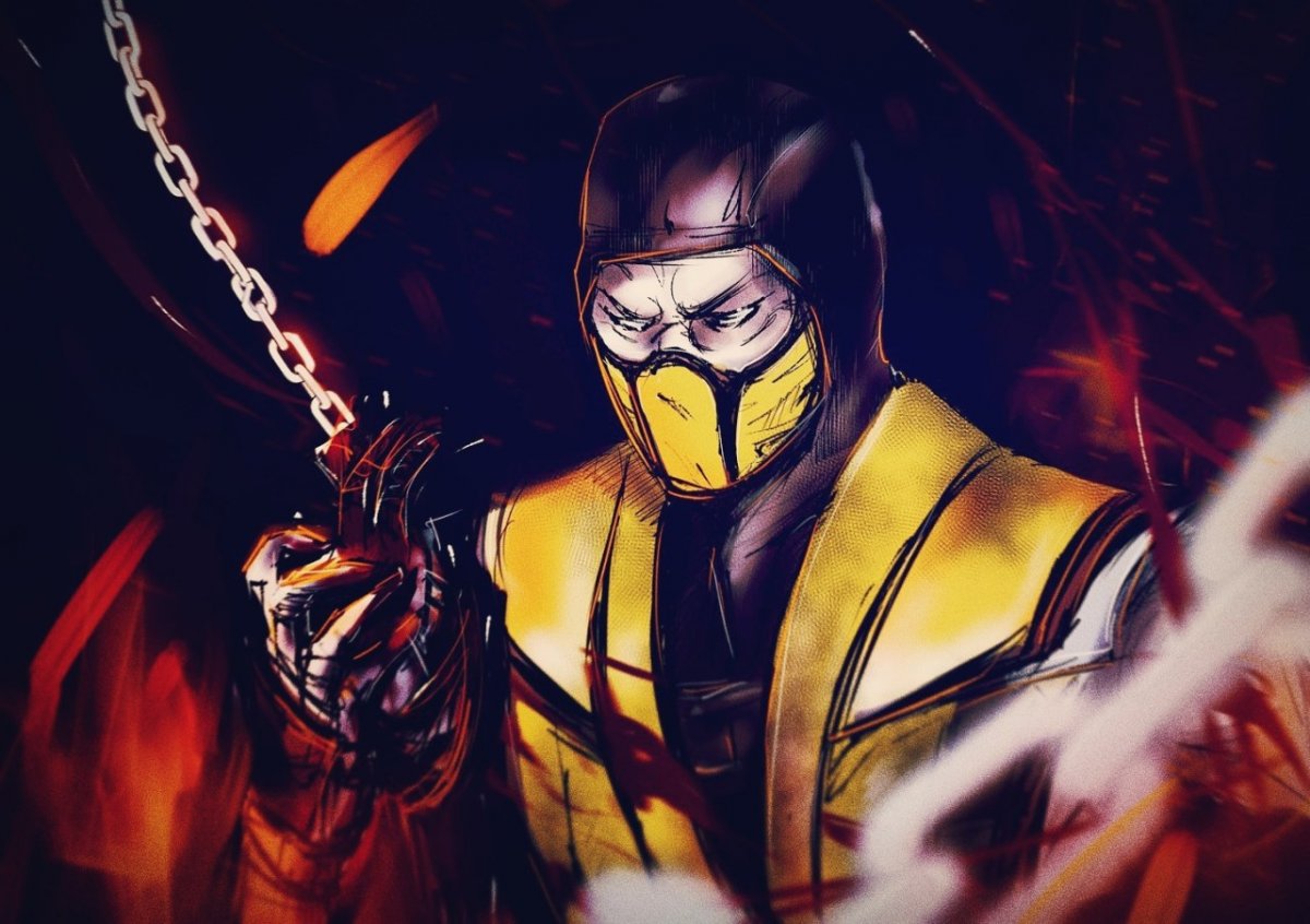 Скорпион мортал комбат 10