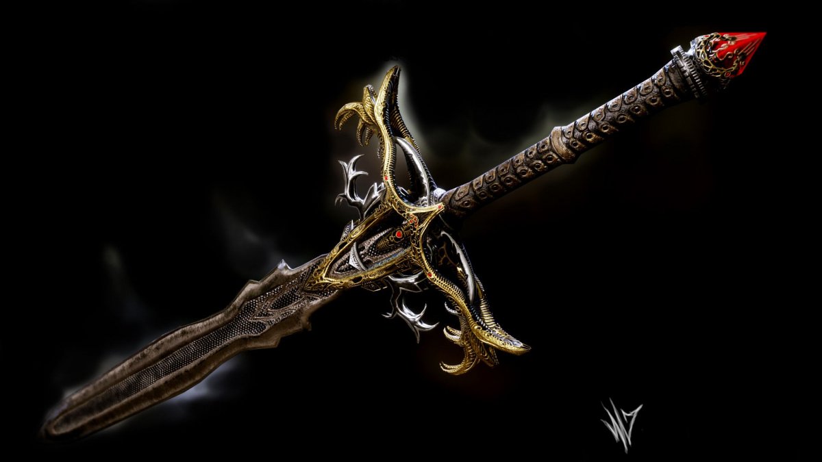 Двуручный меч фэнтези Souls