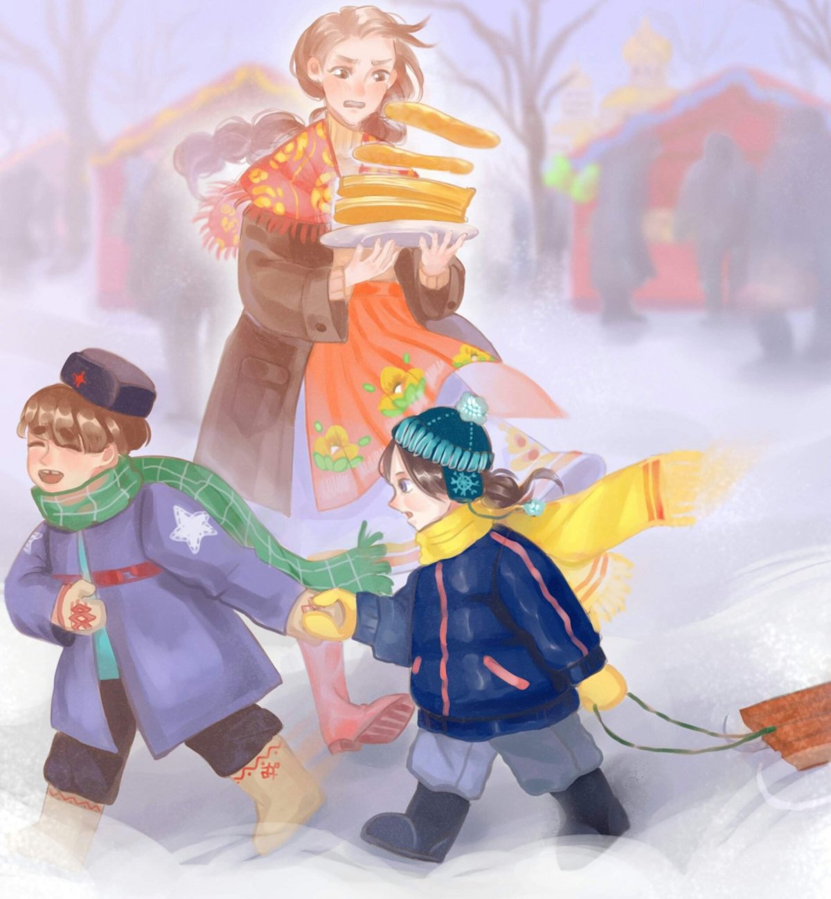 Масленица арт