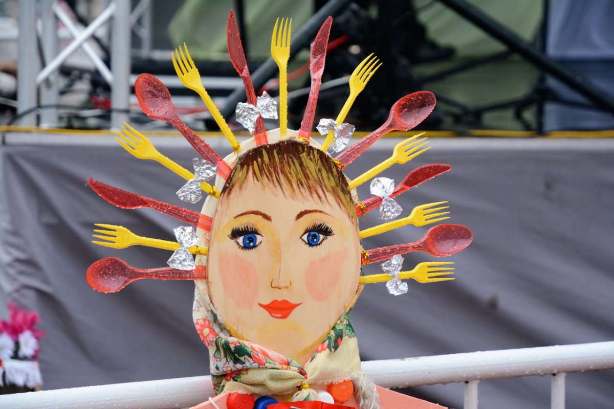 Красивое лицо Масленицы