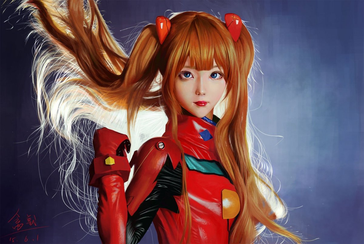 Косплей Аска Лэнгли Евангелион