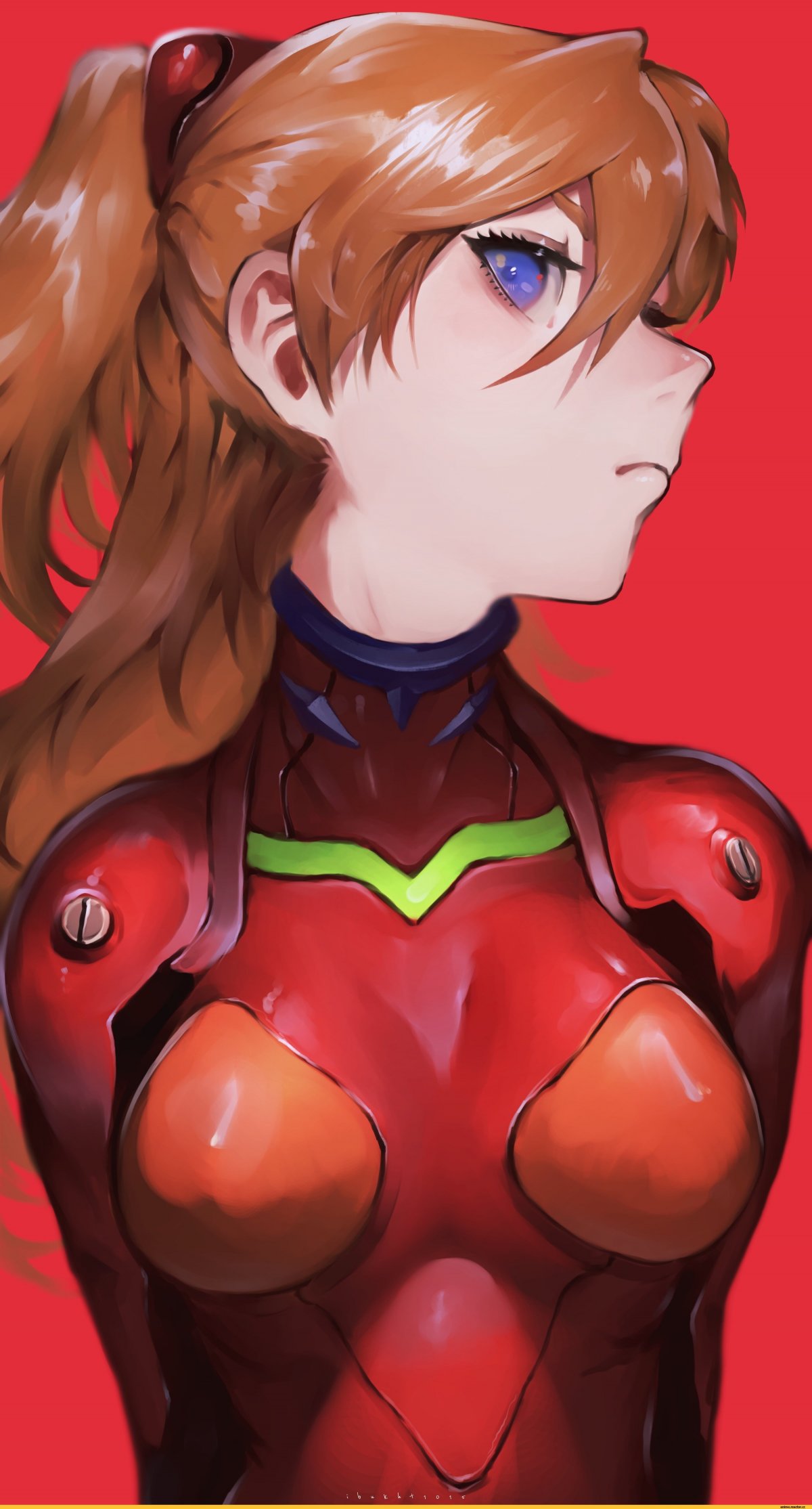 Аска Евангелион арт