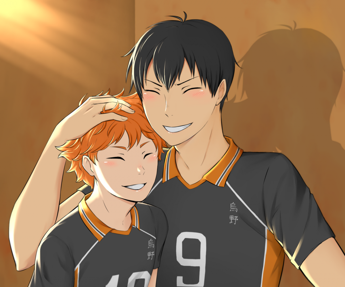 Кагеяма Тобио и Хината Шое в полный рост