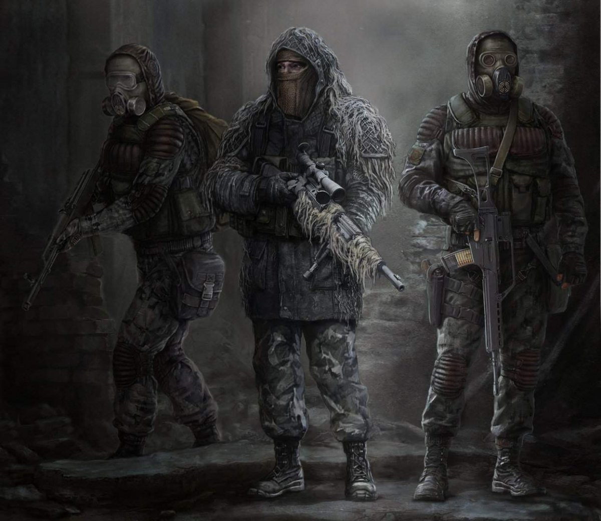 Группа монолитовцев арт