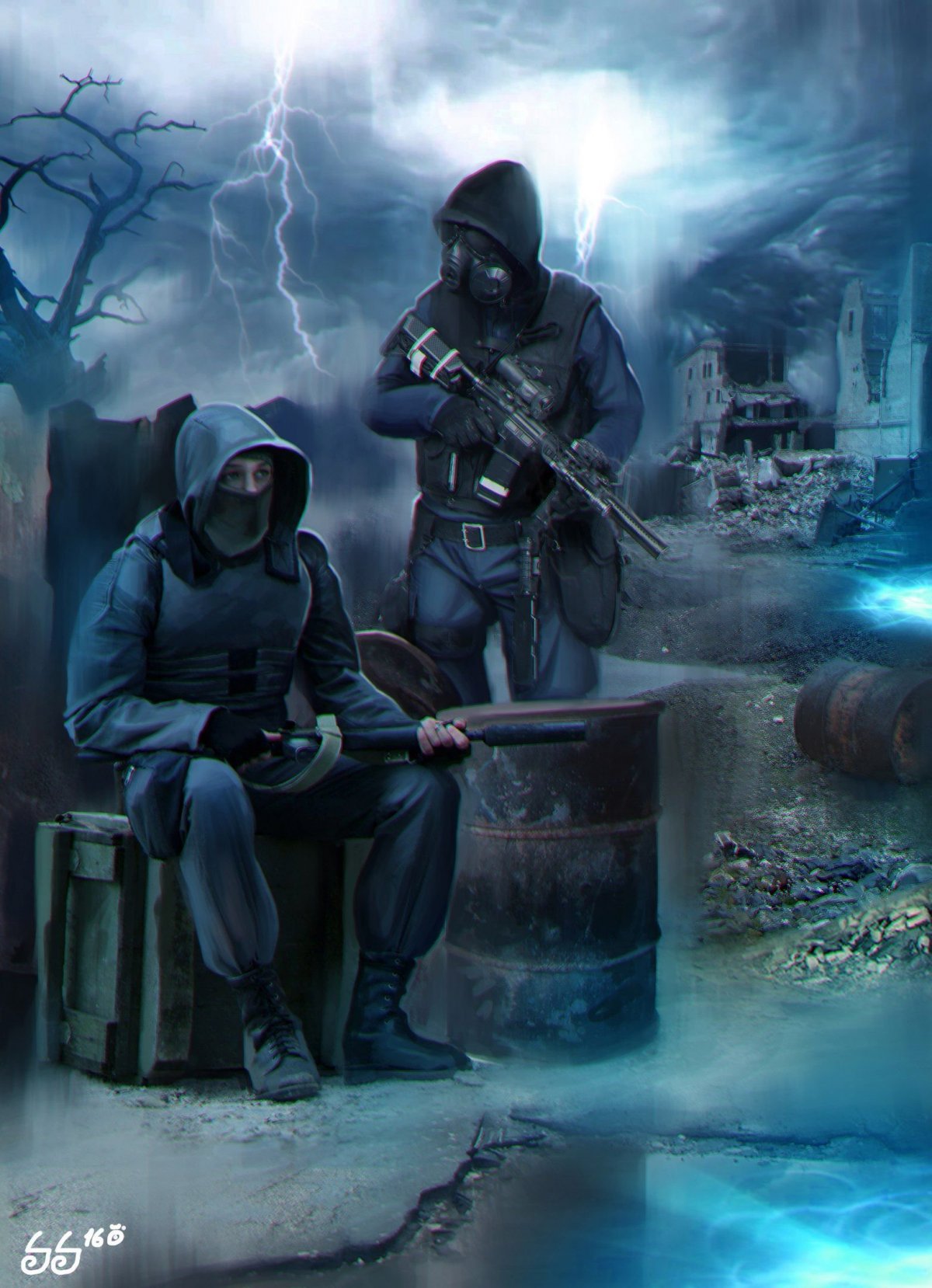 Сталкер наёмники арт