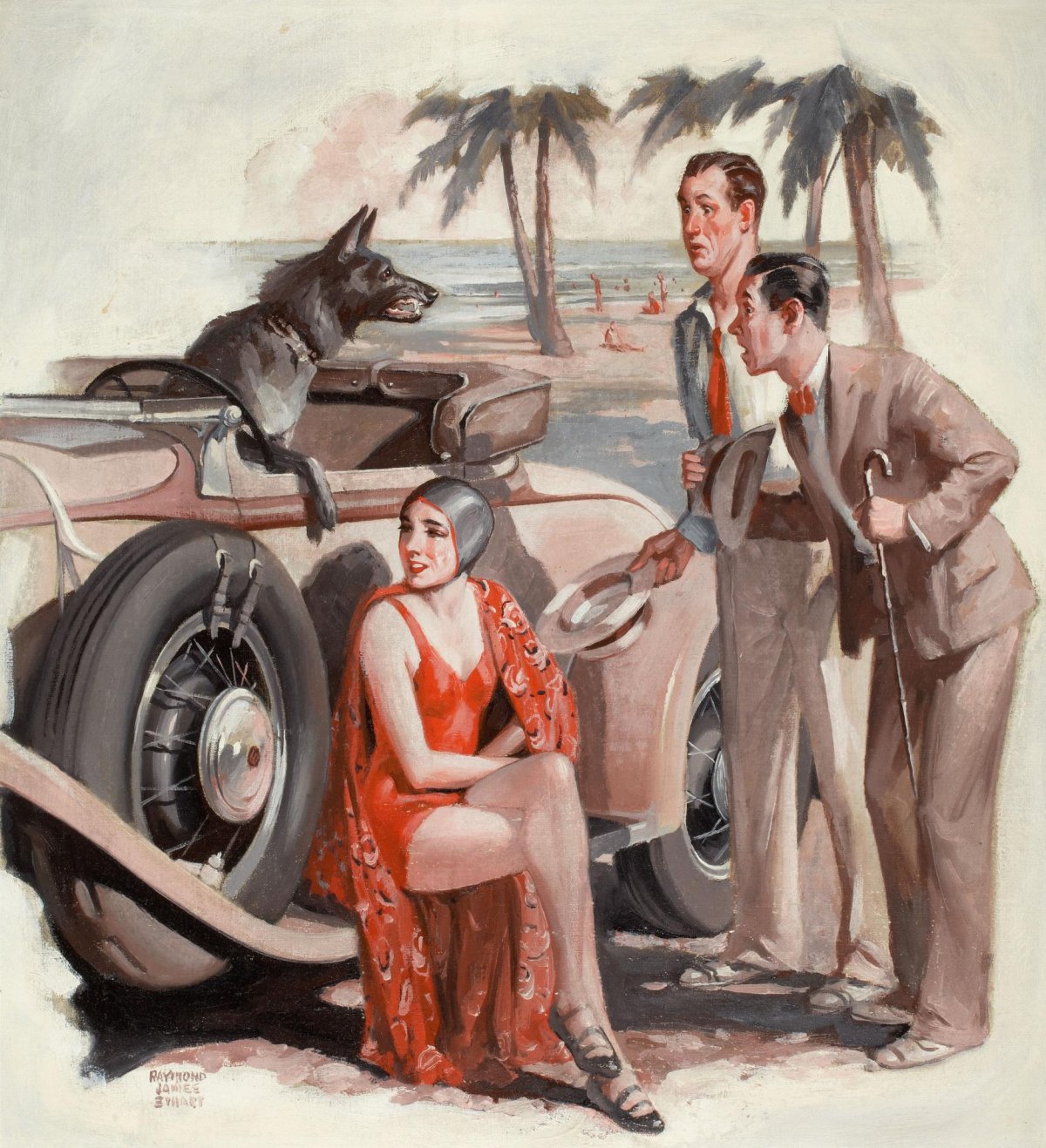 Художник-иллюстратор Raymond James Stuart