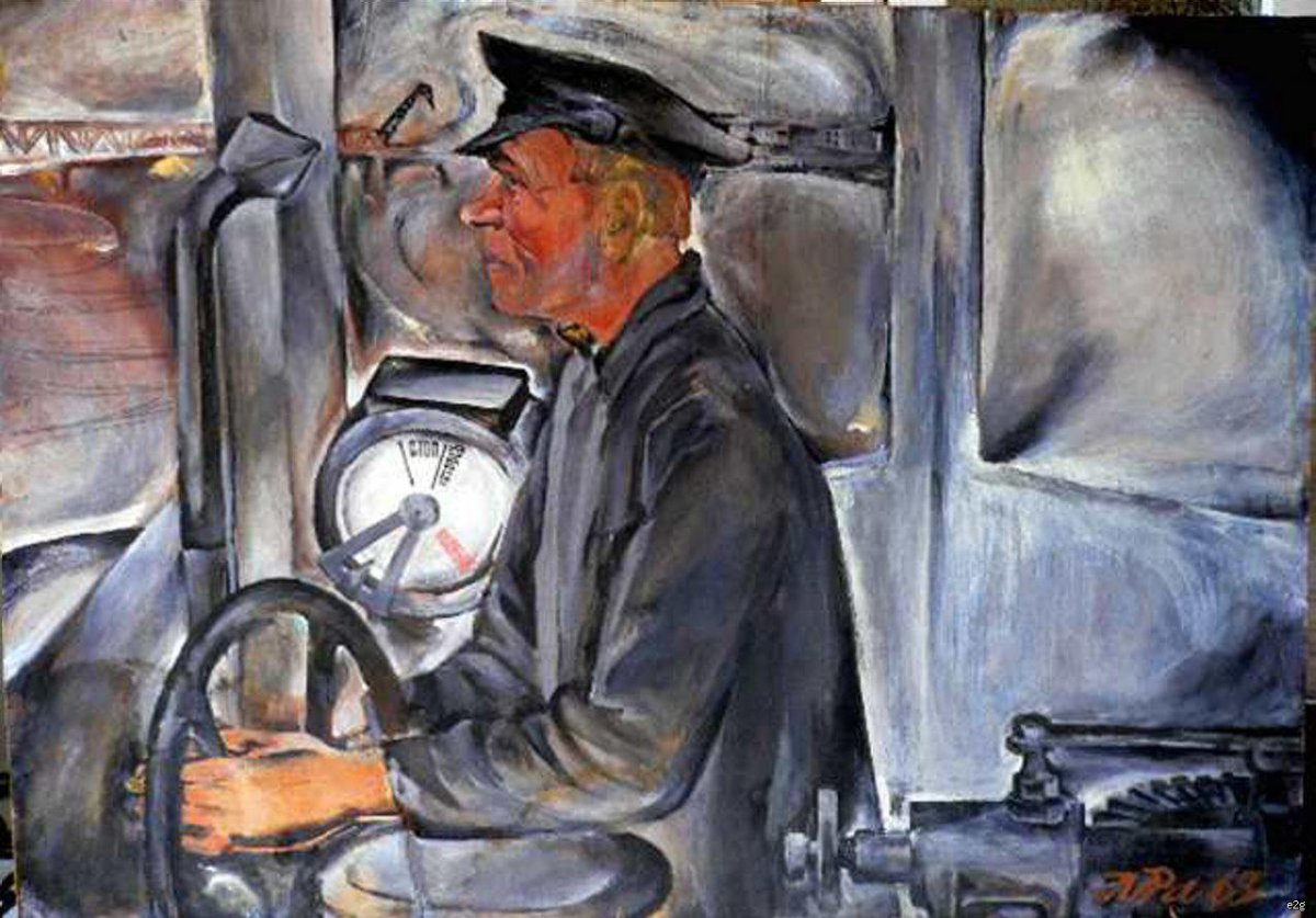Шофер в живописи