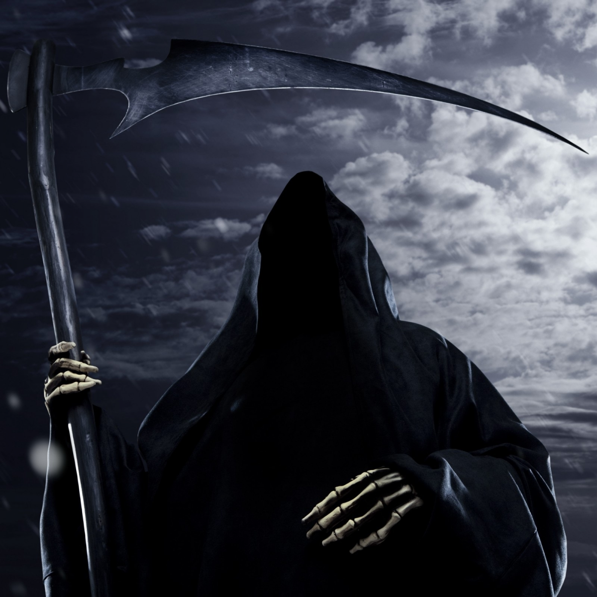 Смерть с косой арт