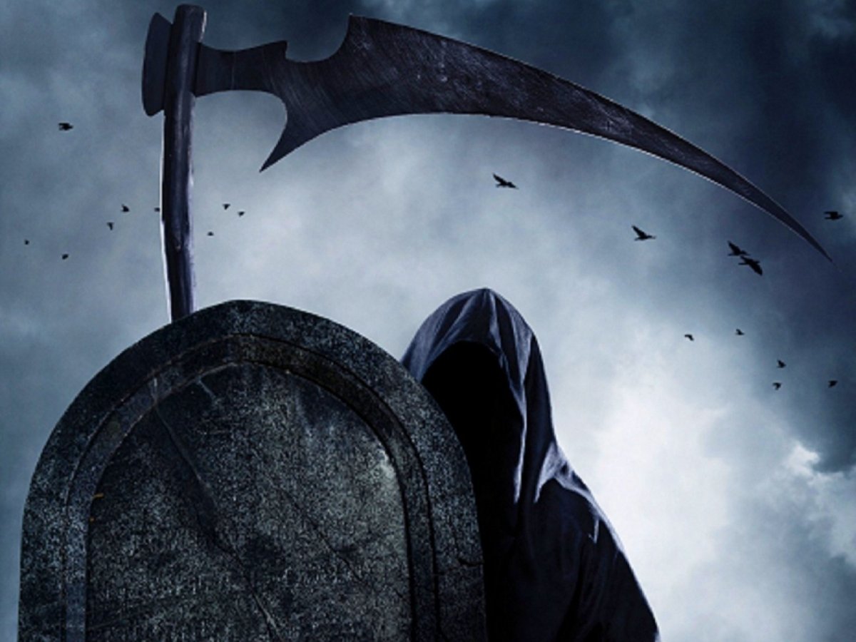 Смерть с косой арт