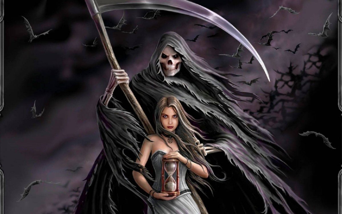 Смерть с косой Эстетика