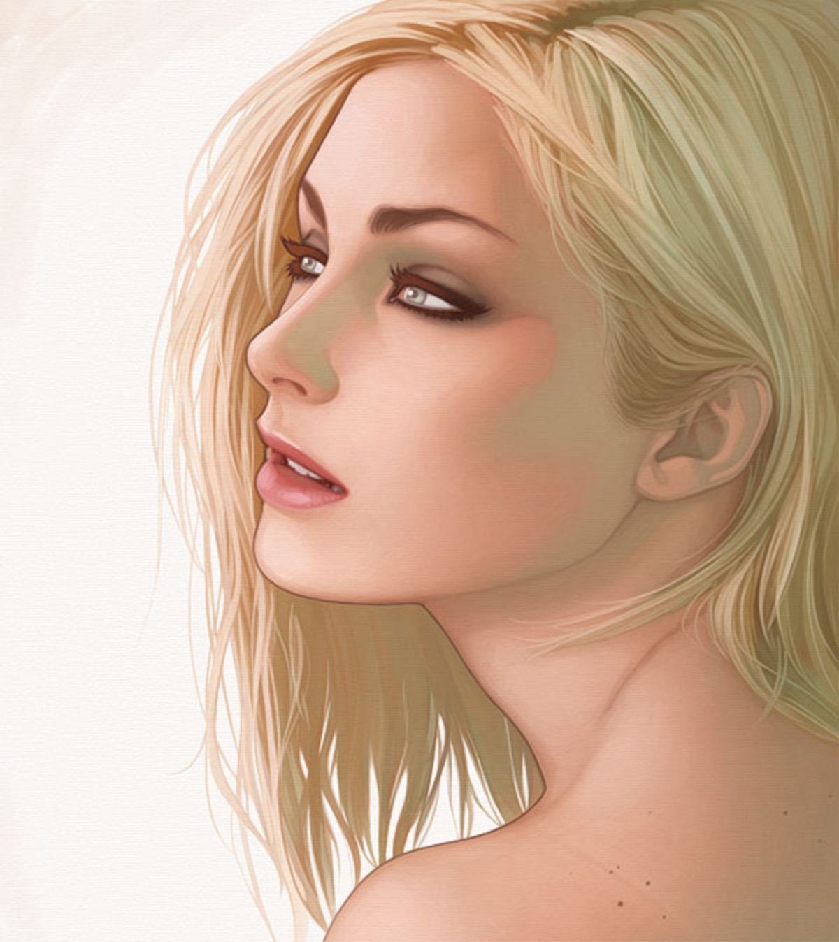 Блондинка арт