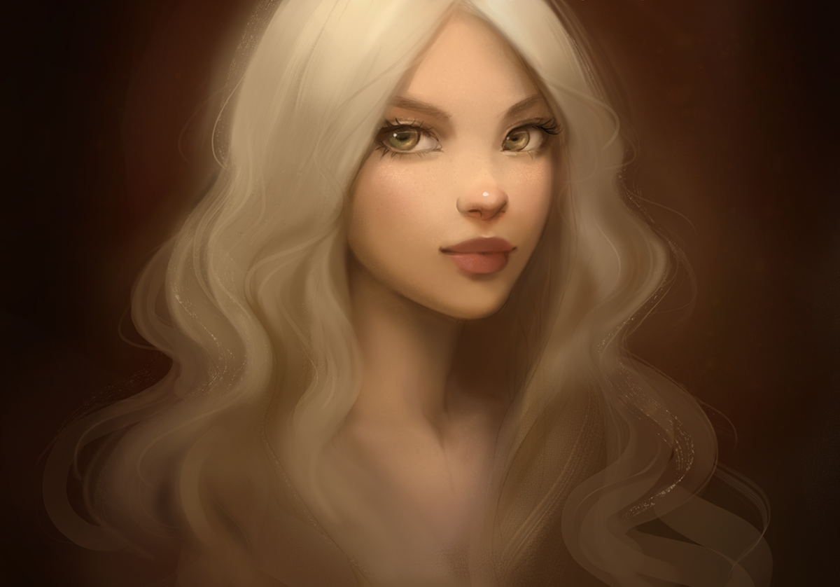 Блондинка арт