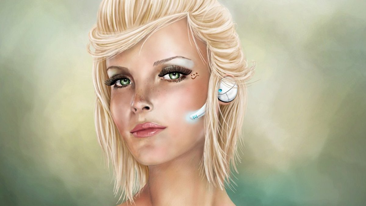 Блондинка арт