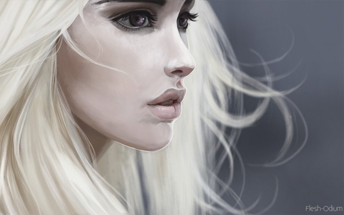 Блондинка арт