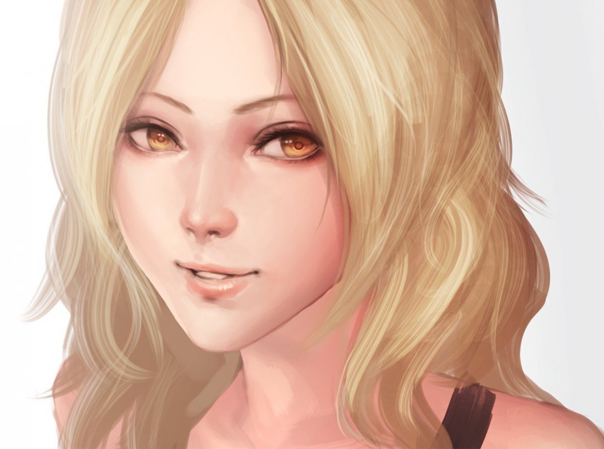 Блондинка арт