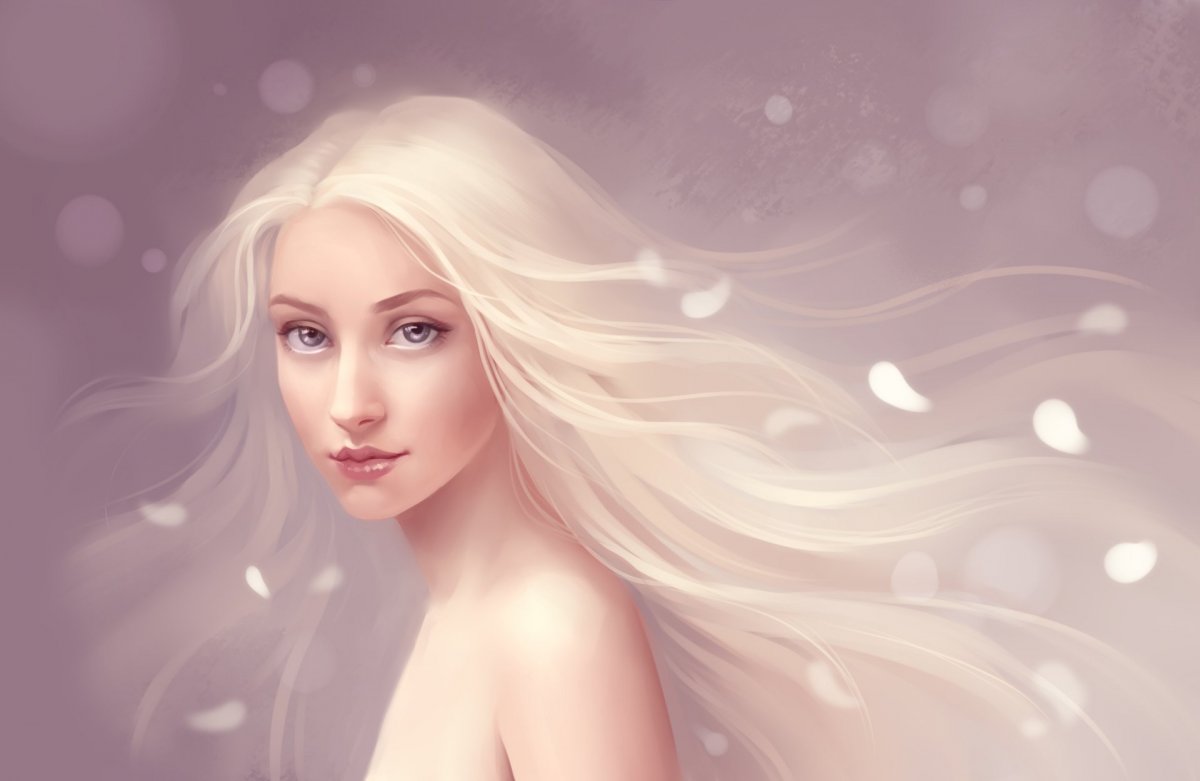 Блондинка арт