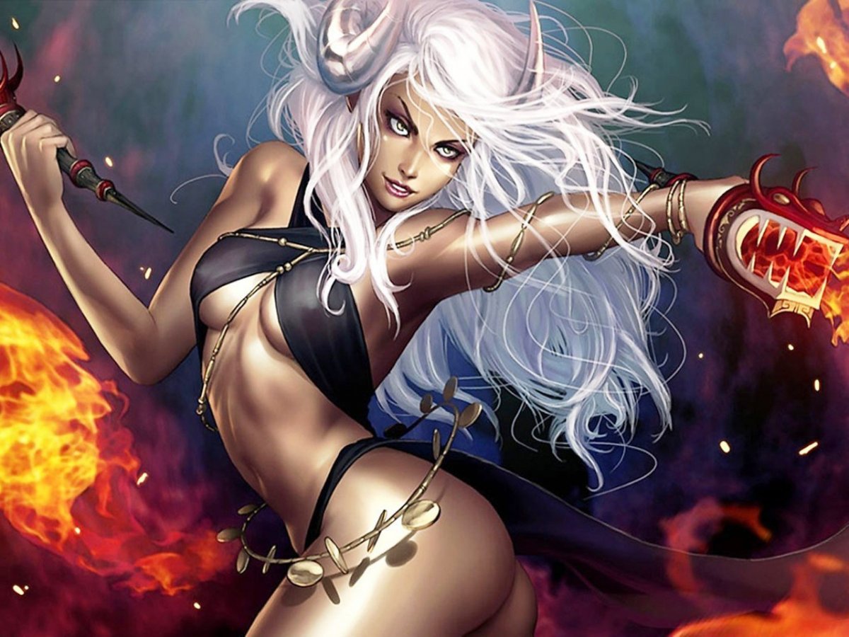 Дьявол девушка фэнтези