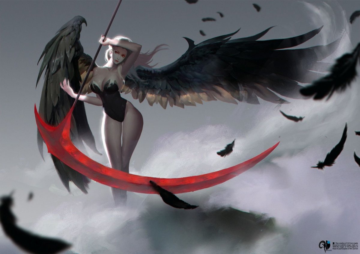 Падший ангел арт