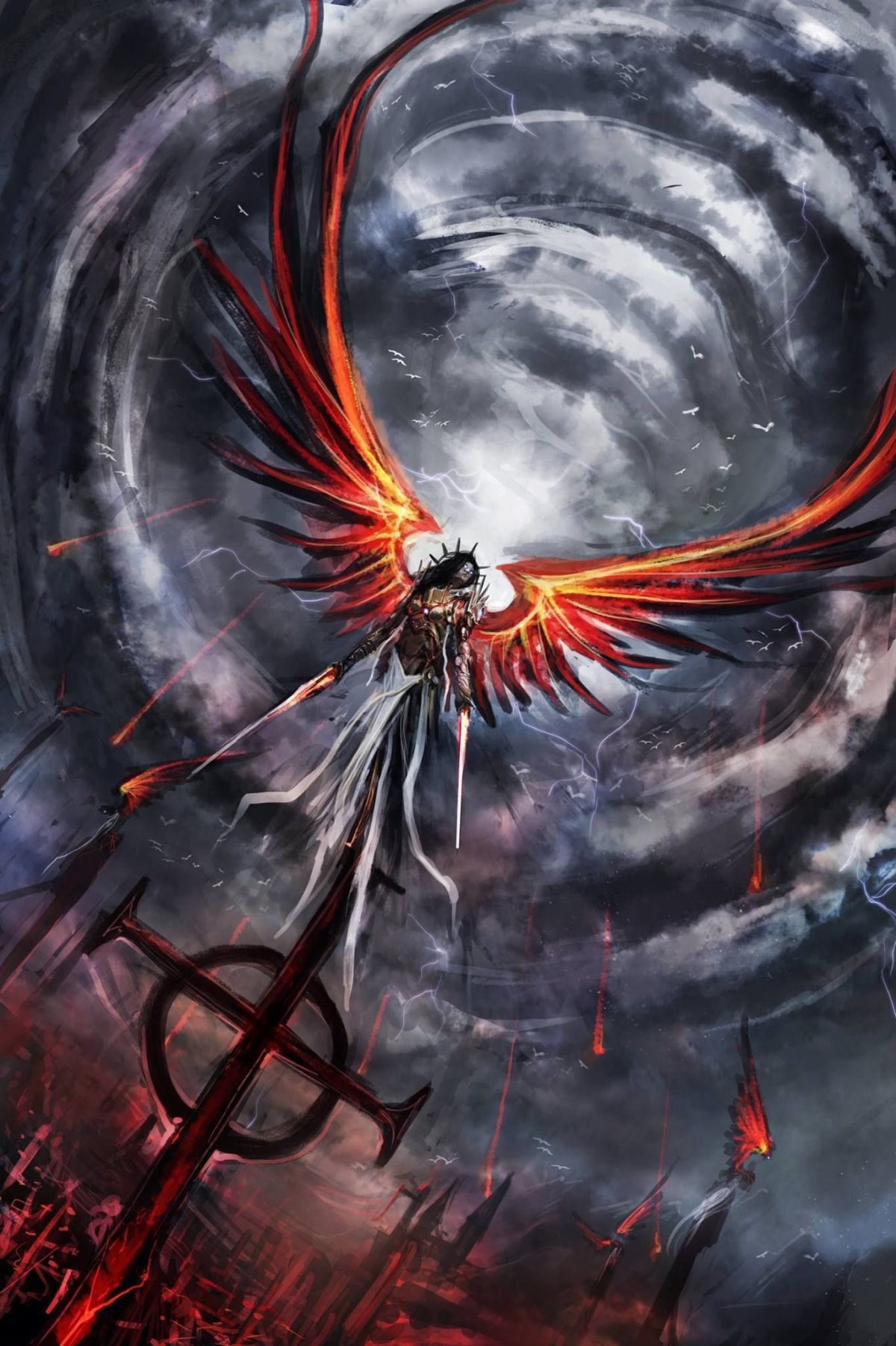 Падший демон 4к