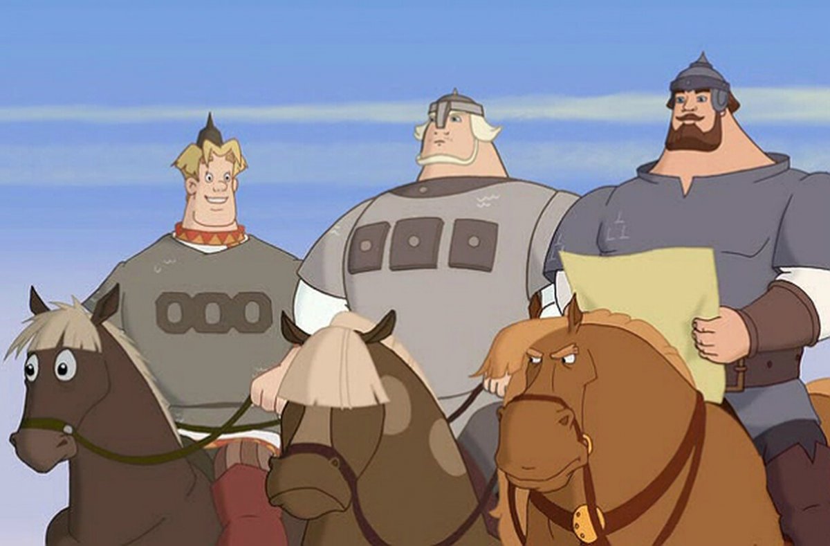 Три богатыря алёша Попович