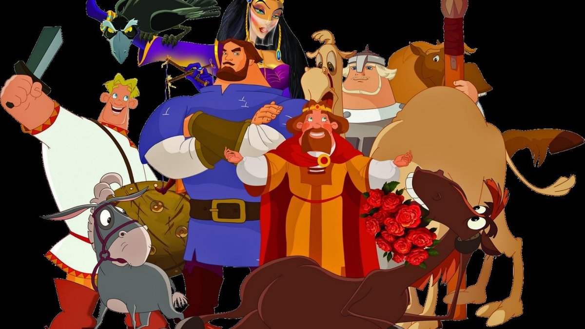 Мультфильмы про богатырей обои