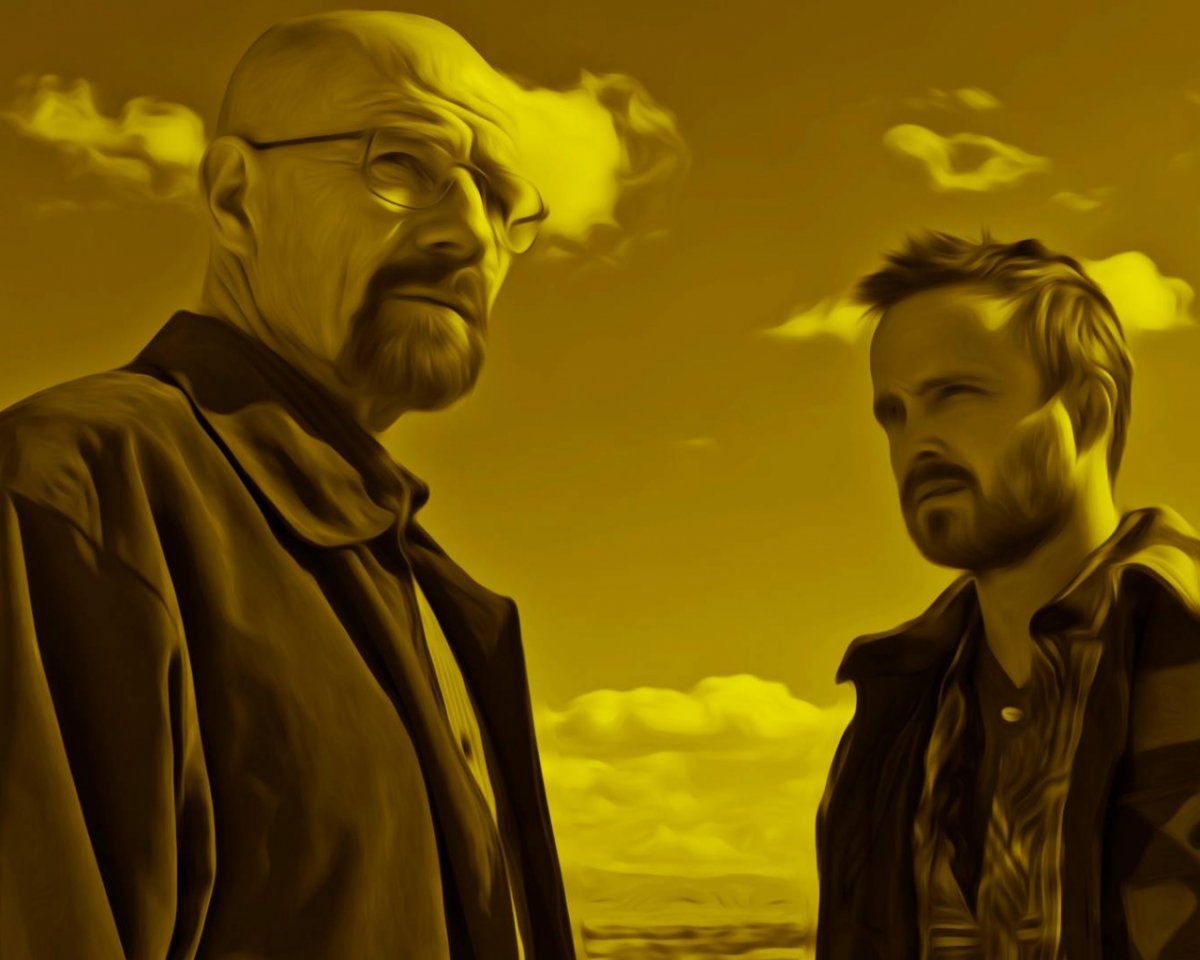 Волтер Вайт и Джесси Пинкман