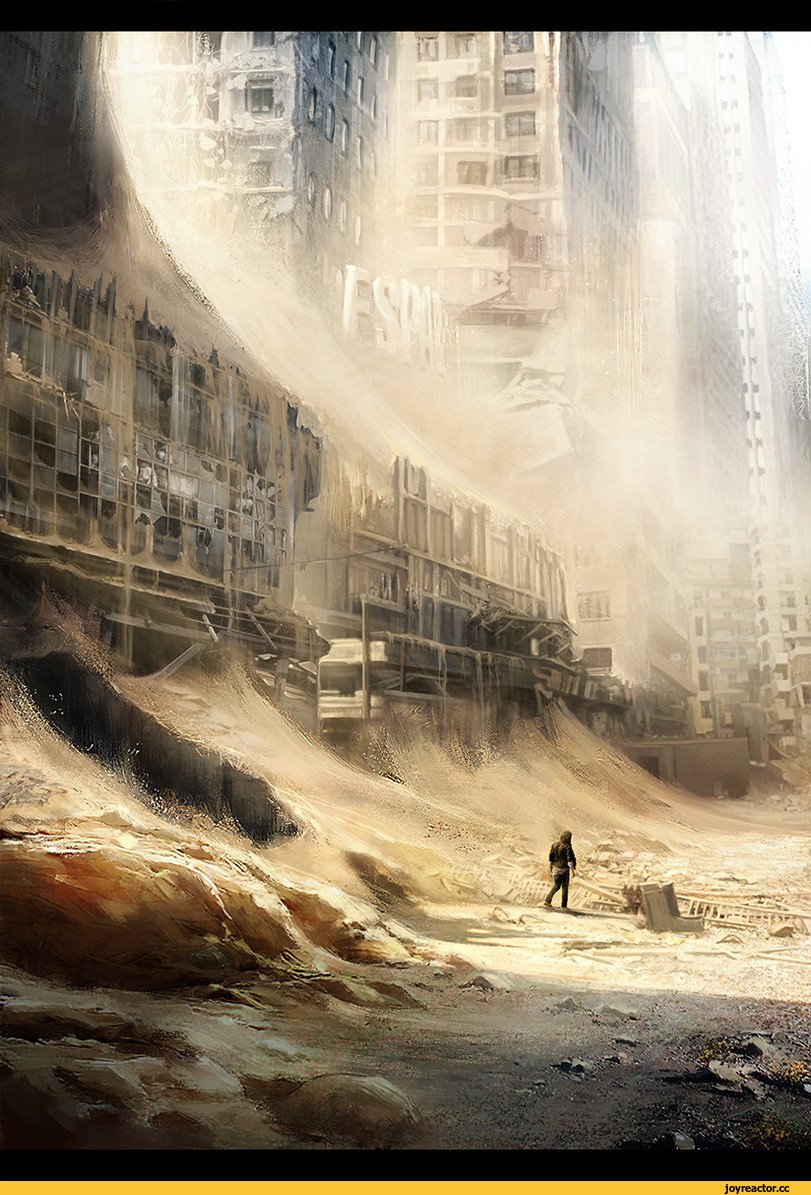 Разрушенный город