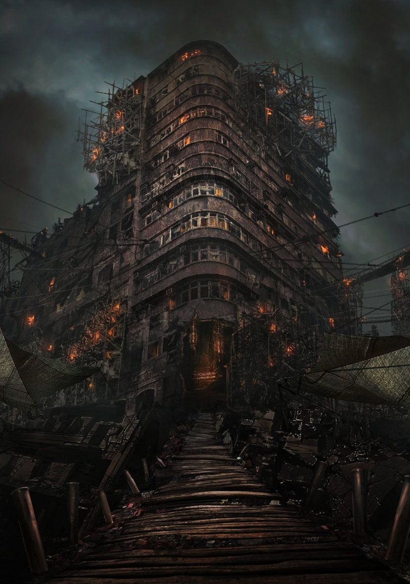 Концепты постап города