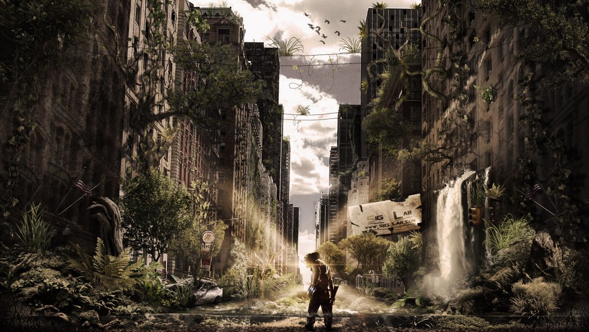 Разрушенный город