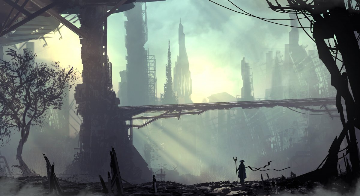 Футуристические пейзажи природы