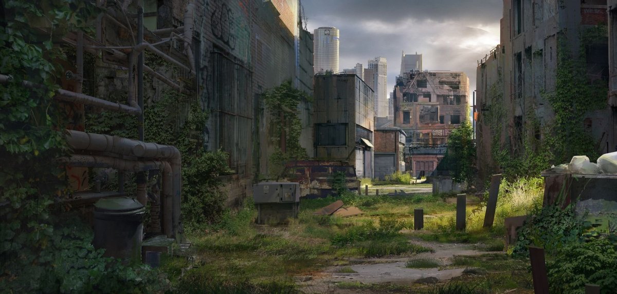Заброшенный город the last of us 2