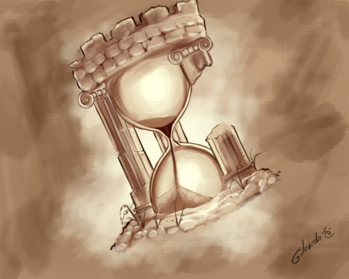 Робот с песочными часами